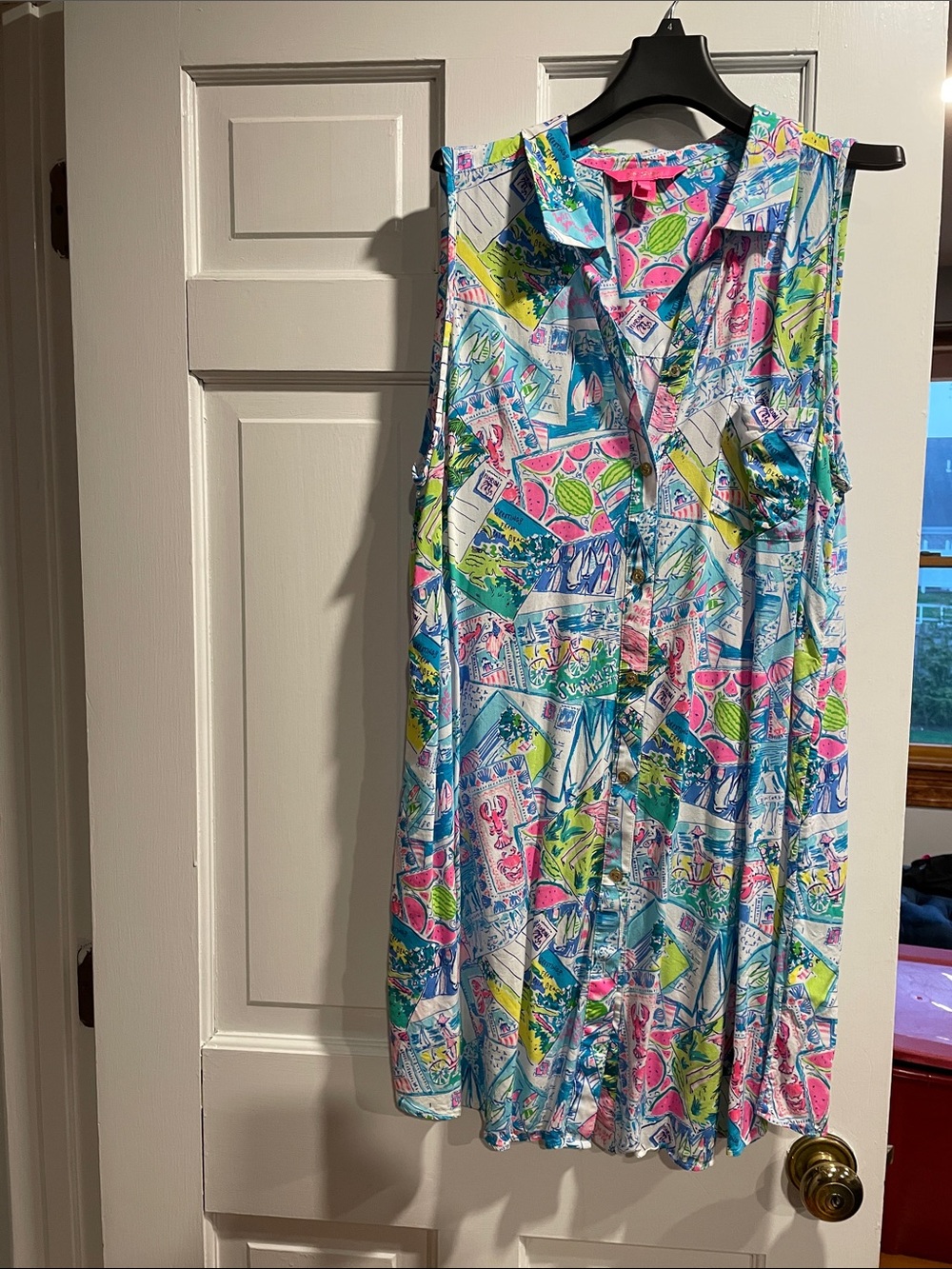 Lilly Pulitzer Natalie coverup - wish you were here